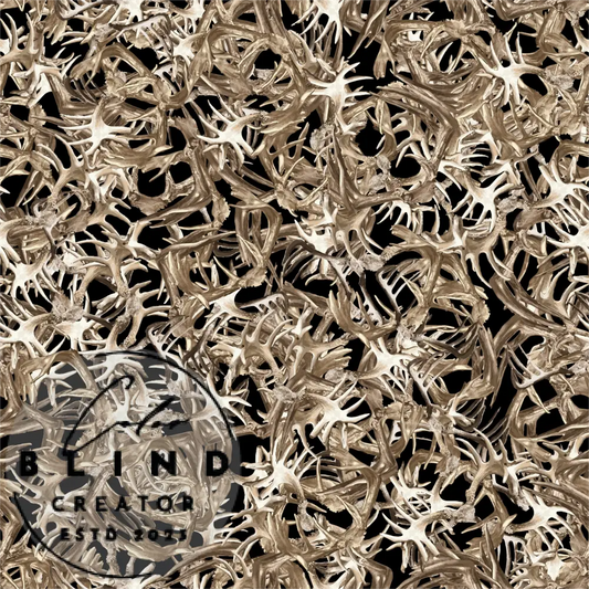 Antler Random On Black (License For Use) License Only Digital Art
