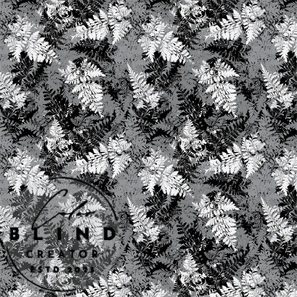 Black and White Fern License Only Digital Art