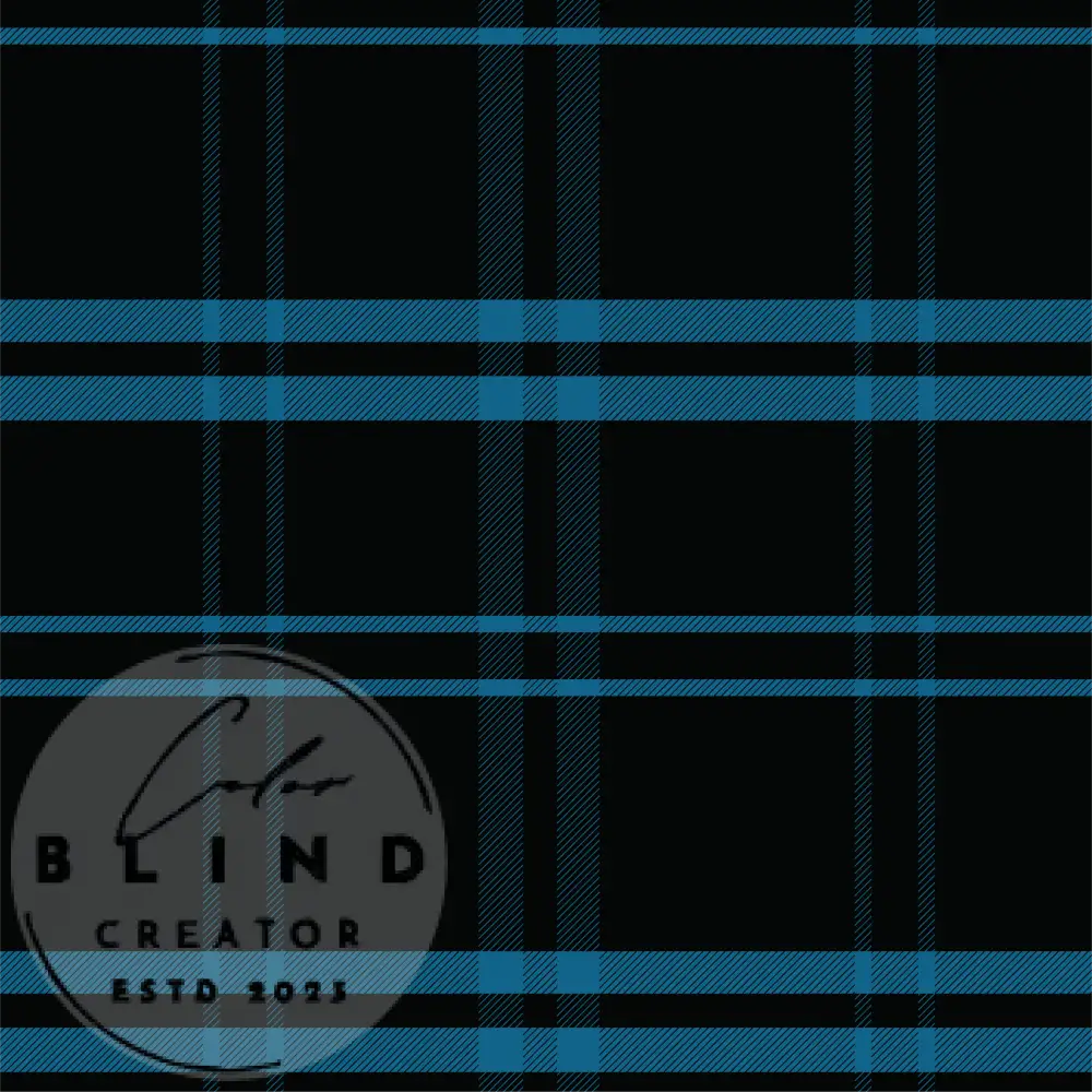 Black Light Blue Plaid License Only Digital Art