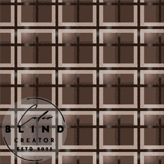 Chocolate Cross Plaid License Only Digital Art