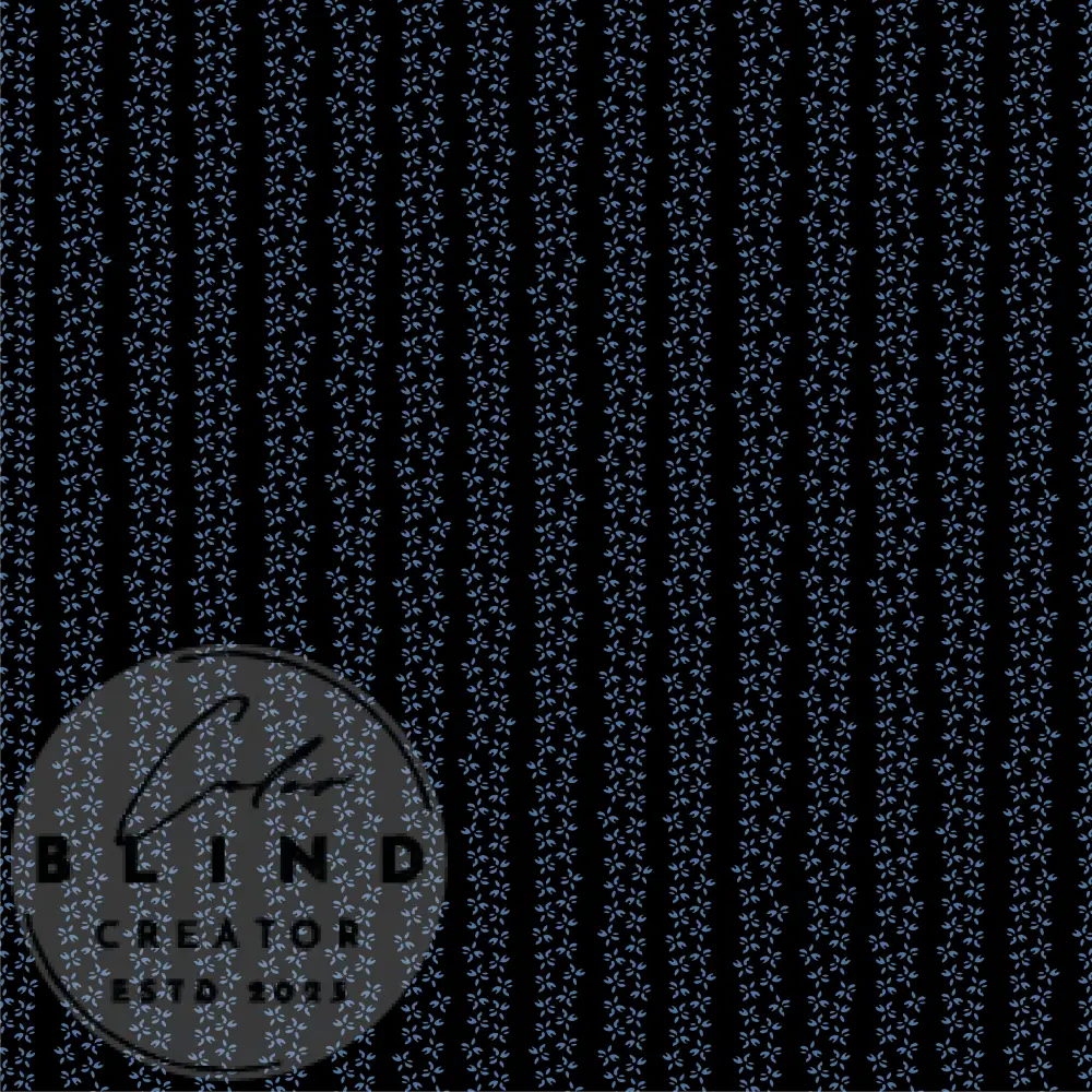 Dark Blue Floral License Only Digital Art