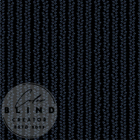 Dark Blue Floral License Only Digital Art