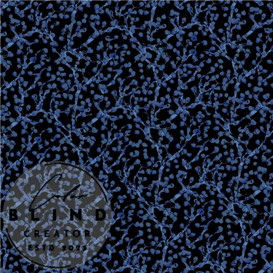 Dark Blue Recolored Elderberry License Only Digital Art
