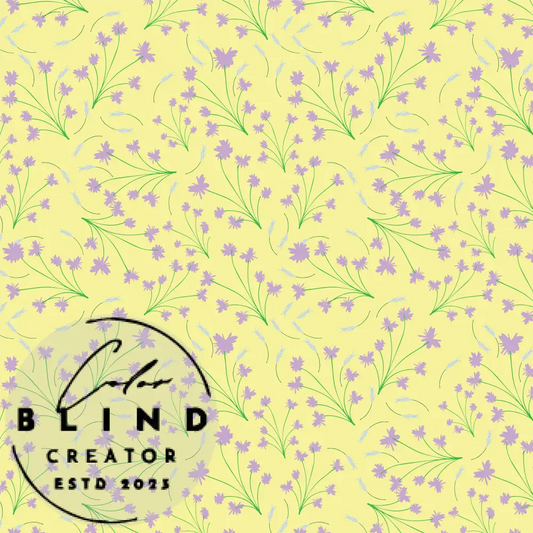 Delicate Yellow Floral (License for Use) License Only Digital Art