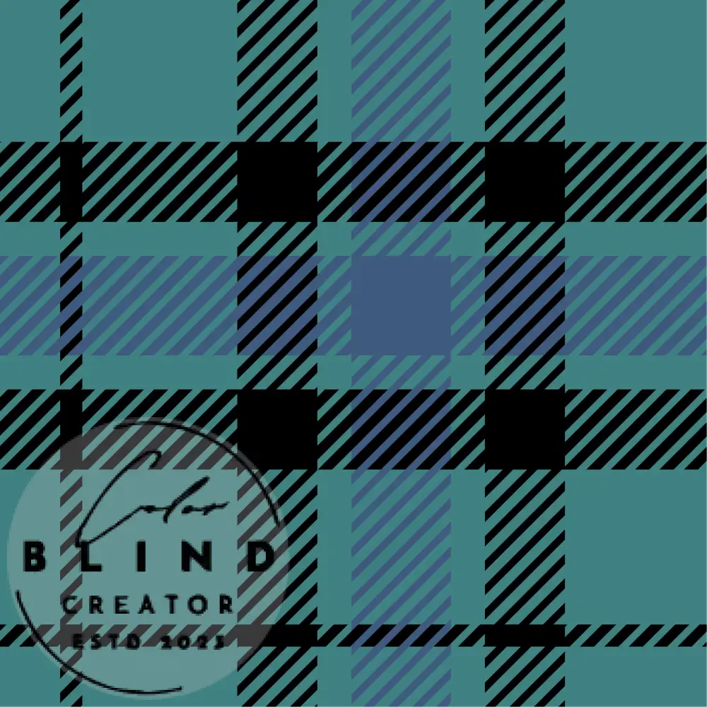 Green Artistic Sponge Plaid License Only Digital Art