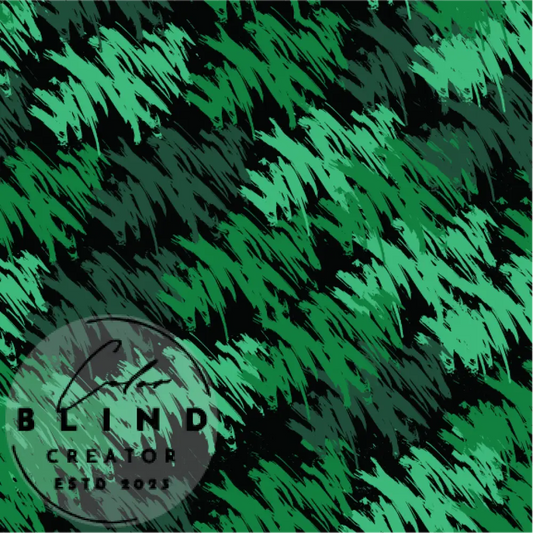 Green Camo Splatter License Only Digital Art