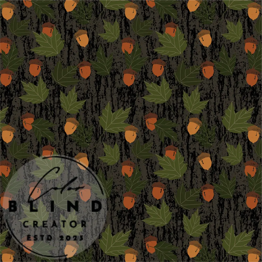 Maple Leaves and Acorns License Only Digital Art
