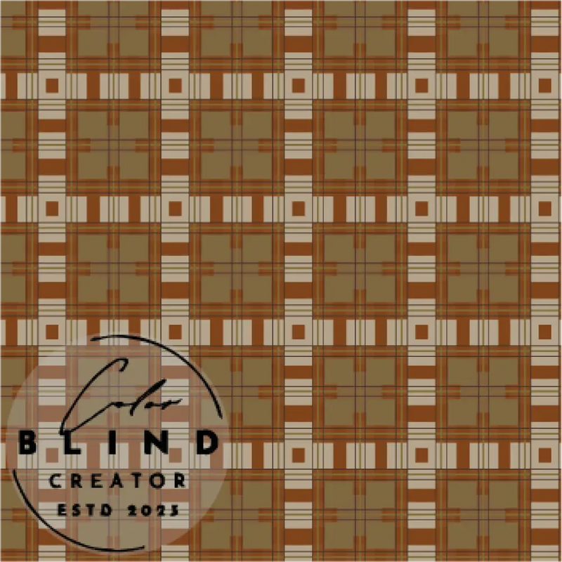 Warm Plaid License Only Digital Art